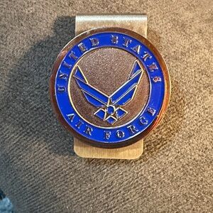 United States Air Force Gold Money Clip